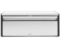 Brabantia Broodtrommel - met klepdeksel - Matt Steel