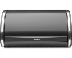 Brabantia Broodtrommel - met Schuifdeksel - Medium - Matt Black