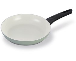 Brabantia INDU+ Jade Green Koekenpan - Ø 30 cm – 100% gerecycled aluminium - keramische antiaanbaklaag – ergonomisch en licht -ook geschikt voor inductie - 100% PFAS vrij – kleur Jade Green