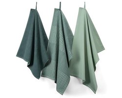 Brabantia keukenhanddoeken set Textiel 3-delig Groen