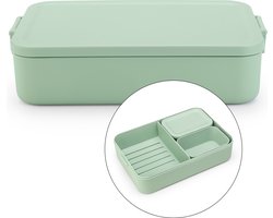 Brabantia Make & Take Bento Lunchbox - incl Bentobox- Large - Kunststof - Jade Green