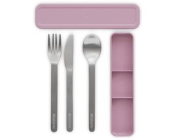 Brabantia Make & Take Bestekset - To Go - 3-delig - Lilac Pink