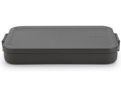 Brabantia Make & Take Lunchbox - Plat - Kunststof - Dark Grey