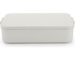 Brabantia Make & Take Lunchbox/Broodtrommel - Large - Kunststof - Light Grey