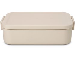 Brabantia Make & Take Lunchbox/Broodtrommel - Medium - Kunststof - Soft Beige