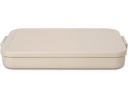 Brabantia Make & Take Lunchbox/Broodtrommel - Plat - Kunststof - Soft Beige
