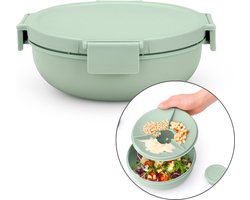 Brabantia Make & Take Salade Lunchbox To Go - 1,3 l - Kunststof - Jade Green