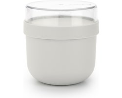 Brabantia Make & Take Yoghurt Beker To Go - 500 ml - Kunststof - Light Grey