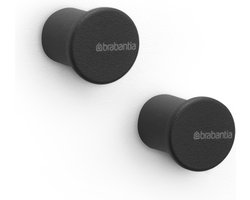Brabantia MindSet Handdoekhaakjes - 2 stuks - Mineral Infinite Grey