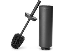 Brabantia MindSet WC Borstel met Houder - Vrijstaand en hangend - Mineral Infinite Grey