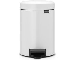 Brabantia NewIcon Prullenbak - 3 liter - Badkamer - White