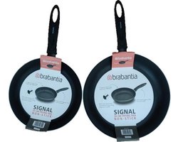 Brabantia Pannenset – 2-delig – Koekenpan 28cm – Koekenpan 24cm - pannenset inductie - culinair koken - tafelen