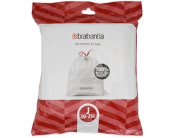 Brabantia PerfectFit Vuilniszakken - 20/25 l - Code J - 40 stuks