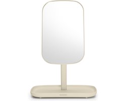 Brabantia ReNew Make-up Spiegel - met Accessoireschaal - Soft Beige