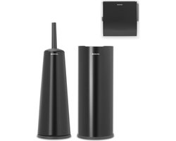 Brabantia ReNew Toiletaccessoires Set - 3-delig - Matt Black