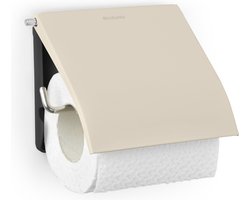 Brabantia ReNew WC Rolhouder - met Klep - Hangend - Zonder boren - Soft Beige