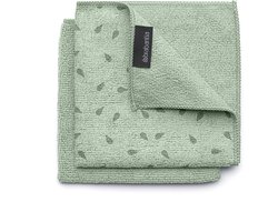 Brabantia SinkSide Microvezel Schoonmaakdoekjes - 30 x 30 cm - Set van 2 - Jade Green