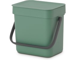 Brabantia Sort & Go Aanrecht Afvalbakje - 3 liter - Fir Green