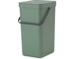 Brabantia Sort & Go Prullenbak - 16 liter - Fir Green