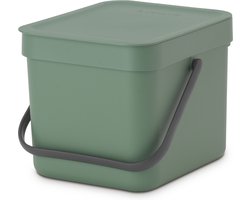 Brabantia Sort & Go Prullenbak - 6 liter - Fir Green
