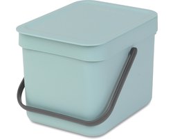 Brabantia Sort & Go Prullenbak - 6 liter - Mint