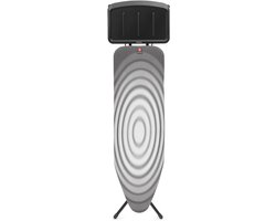 Brabantia Strijkplank B - met Stoomunithouder - 124x38 cm - Titan Oval