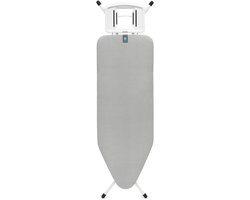 Brabantia Strijkplank C - met strijkijzerhouder - 124x45 cm - Metallic
