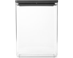 Brabantia Tasty+ Voorraadbus - Stapelbaar - 5,4 l - Dark Grey