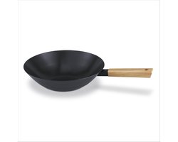 Brabantia TERRA Wokpan - Ø 31 cm - Carbon Steel - anti-aanbaklaag - PFAS-vrij