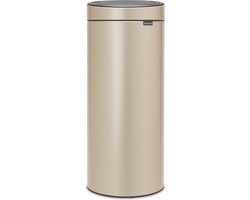 Brabantia Touch Bin Prullenbak - 30 liter - Metallic Gold