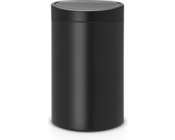 Brabantia Touch Bin Prullenbak - 40 liter - Matt Black