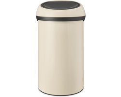 Brabantia Touch Bin Prullenbak - 60 liter - Soft Beige