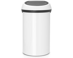 Brabantia Touch Bin Prullenbak - 60 liter - White