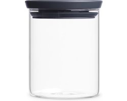 Brabantia Voorraadpot - Stapelbaar - 0,6 l - Glas