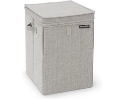 Brabantia Wasmand - met Deksel - Stapelbaar - 35 l - Grey