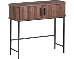 BRADLEY - Consoletafel - Donkerbruin - MDF