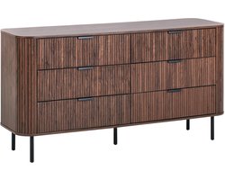 BRADLEY - Ladekast - Donkerbruin - MDF