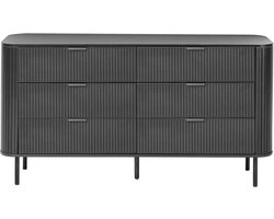 BRADLEY - Ladekast - Zwart - MDF