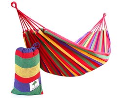 BRAMBLE Draagbare hangmat - Perfect voor Camping & Outdoors of Tuinen en Reizen - Max. belasting 150kg - Leuke Kerstcadeau