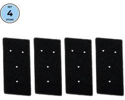 Bramokava 4x Filter geschikt voor Droger Whirlpool Bauknecht Ignis ( met 4 gaatjes) - 481010345281 - 8015250474909 - 481010716911 - Spons Foam Schuim
