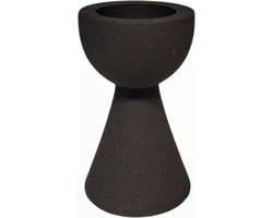 Branded By - Waxinehouder - Kenzi - Zwart - 10.5 cm hoog - Metaal