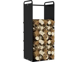 Brandhout Rek - Houtopslag Opslagrek - Buitenhaard -Verhoogde Plank - Plank met Handvatten Brandhout - Open haard