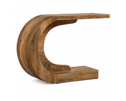 Brandistry - Console Tafel - Sidetable - Bijzettafel - Haltafel - Japandi - Hout - Bruin - Geschikt voor Woonkamer en Hal