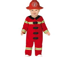 Brandweerkostuum Baby - Halloween & Carnaval Verkleedpakje