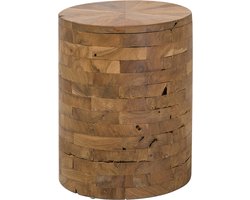 BRANT - Bijzettafel - Lichte houtkleur - Teakhout