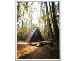 BRASQ Kliklijst A4 - Zilver - 25mm - Fotolijst - Kader - Posterlijst - Wissellijst