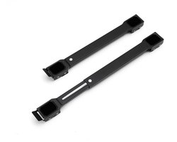 BRASQ Meubelroller Metaal - 2-delig - 300 KG - Uitschuifbaar - Meubeltransporter - Transporthulp - Transportroller - Meubelverplaatser