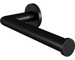 Brauer Black Edition Toiletrolhouder - 1 rol - mat zwart