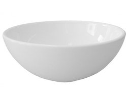 Brauer Bowl Waskom - Rond - 28 cm - Keramiek - Hoogglans - Wit