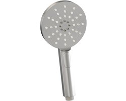 Brauer Brushed Edition 3 standen handdouche rond - geborsteld nikkel PVD